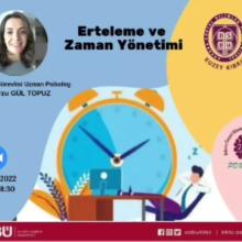 'Zaman Yönetimi ve Erteleme' Konulu Online Söyleşiden